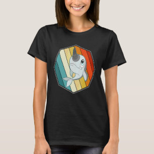 Camiseta Retro animal de ballena de mamífero oceánico, rino