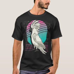 Camiseta Retro animal de observación de aves loro retro vap