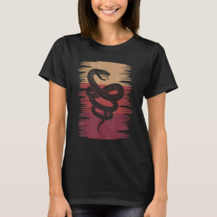 Camiseta Retro Animal Snake Reptile Keeper Mascota Snake 1