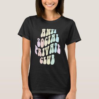 Camiseta Retro ANTI SOCIAL PRIVATE CLUB Introvert Stay Away