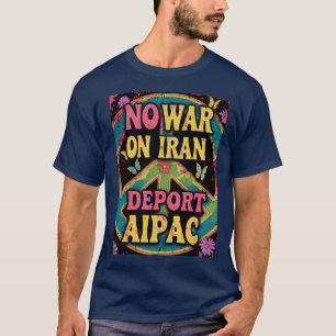 Camiseta Retro antiguerra de "no guerra contra Irán" vintag