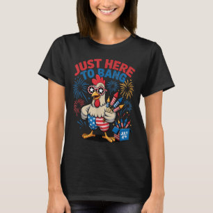 Camiseta Retro aquí para golpear la granja de águilas de po