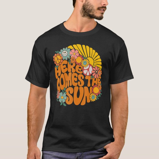Camiseta Retro Aquí Viene La Vaca De La Familia De Verano F (Anverso)