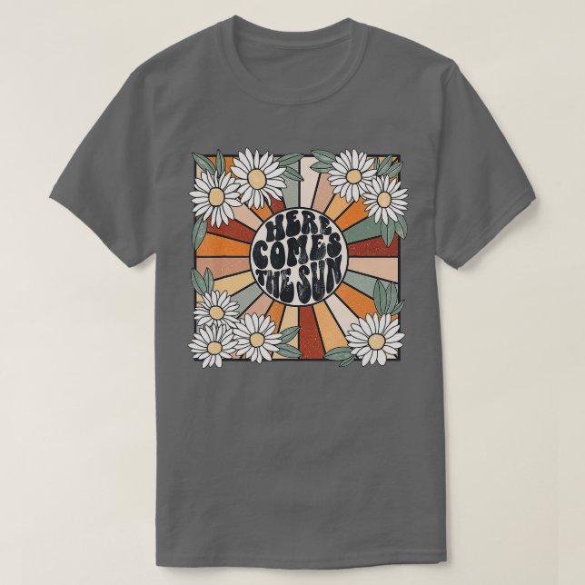 Camiseta Retro Aquí Viene La Vaca De La Familia De Verano F (Diseño del anverso)