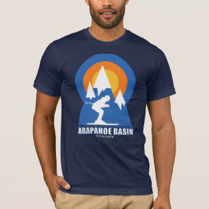 Camiseta Retro Arapahoe Ski Sunset