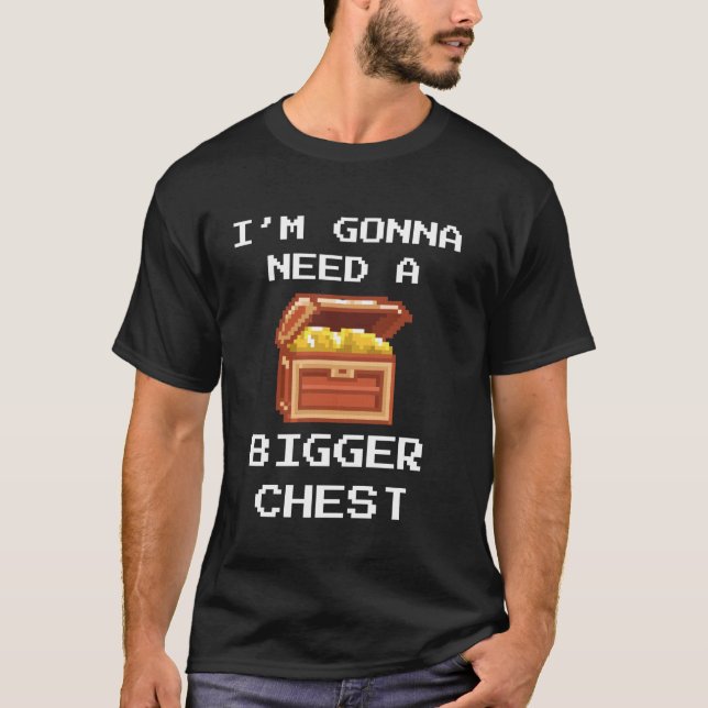 Camiseta Retro Arcade 8 bits Gaming Pixel Gamer Treasure Ch (Anverso)