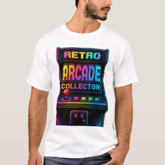 Camiseta Retro Arcade Collector Vintage Juegos 80