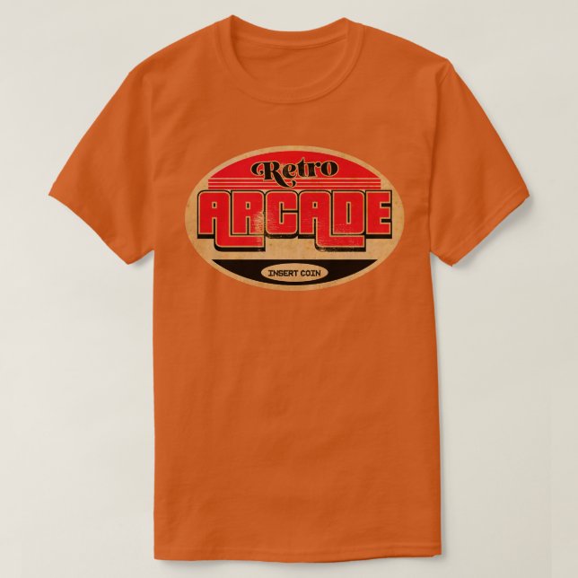 Camiseta Retro Arcade Gamer (Diseño del anverso)