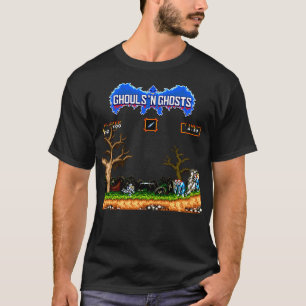Camiseta RETRO ARCADE Ghouls n Ghosts PIXEL ART