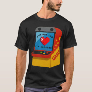 Camiseta Retro Arcade Love – “No soy viejo, soy cl