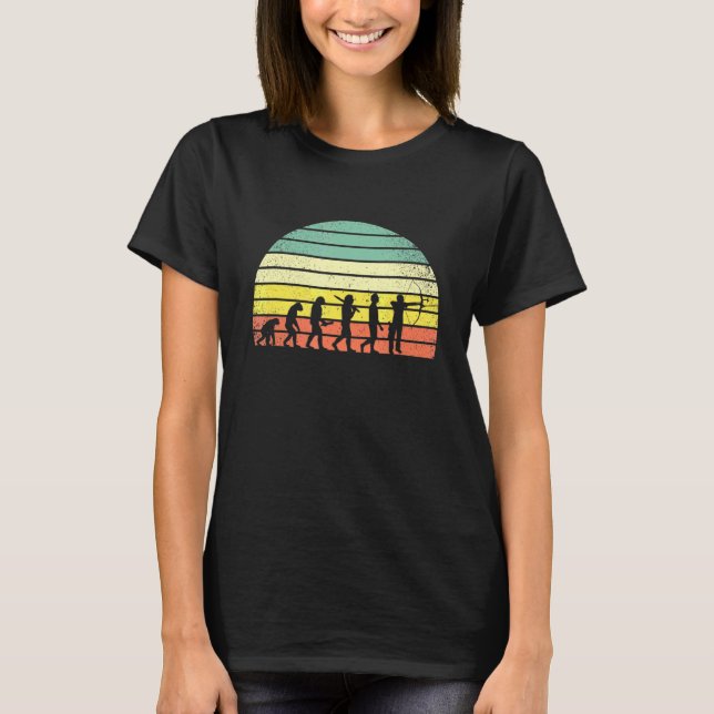Camiseta Retro Archery Evolution For Archers Bowmen (Anverso)