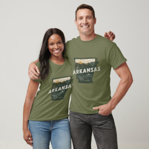 Camiseta Retro Arkansas Estado