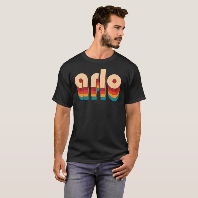 Camiseta Retro Arlo Name T-Shirt (Anverso completo)