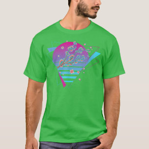 Camiseta Retro Art Retro Sakura Japón Flor Vaporwave Cherry