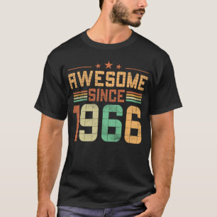 Camiseta Retro asombroso desde 1966 57º cumpleaños 57 años