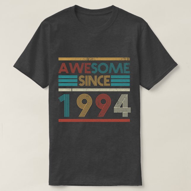Camiseta Retro asombroso desde 1994 29º cumpleaños 29 años  (Diseño del anverso)