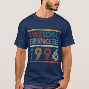 Camiseta Retro asombroso desde 1996 27º cumpleaños 27 años 