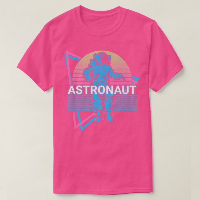 Camiseta Retro astronauta  (Diseño del anverso)
