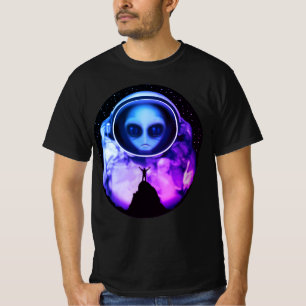 Camiseta retro astronauta
