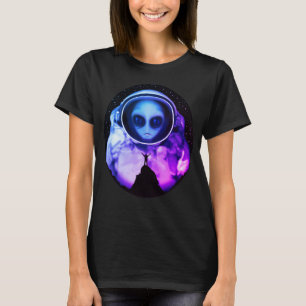 Camiseta retro astronauta