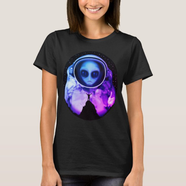 Camiseta retro astronauta (Anverso)