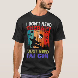 Camiseta Retro atardecer No Necesito Terapia Solo Necesito