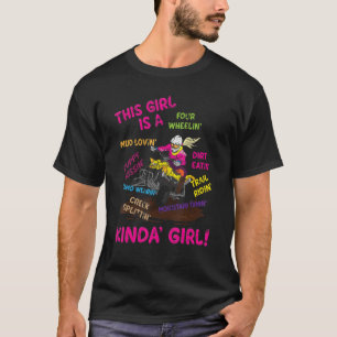 Camiseta Retro ATV Quad Biking Saying ATV Chica Quad Bikin