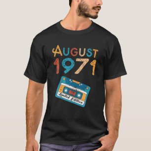 Camiseta Retro August 1971 Edición Limitada 50 Cumpleaños 5