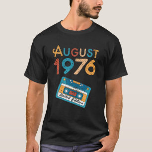 Camiseta Retro August 1976 Edición Limitada 45º Cumpleaños 