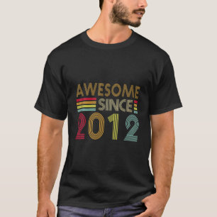 Camiseta Retro Awesome 2012 Limited Editon 10T de 10 años