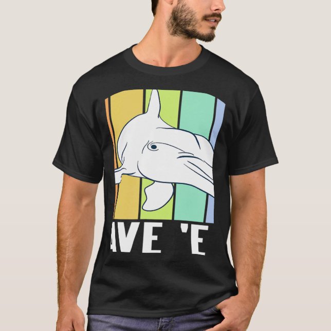 Camiseta Retro Awesome Save 'Em Dolphins Marine  Present (Anverso)