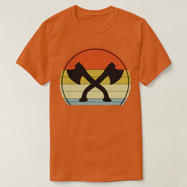 Camiseta Retro Axe Woodworker Tools Lumberjack (Diseño del anverso)