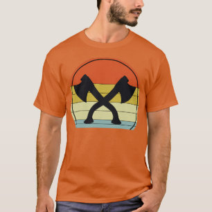 Camiseta Retro Axe Woodworker Tools Lumberjack