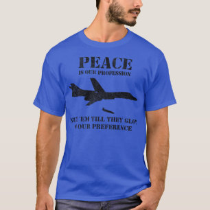 Camiseta Retro B1 Lancer Bomber avión divertida bomba nucle