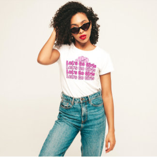 Camiseta Retro Bachelorette Party Bride T-Shirt