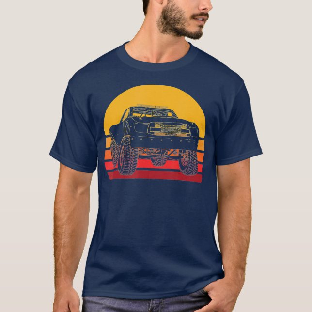 Camiseta Retro Baja Truck Off Road Trophy Truck Racer (Anverso)