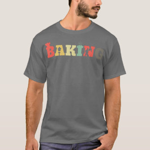 Camiseta Retro Baking Muffins Cookie - Panadería vintage Ba