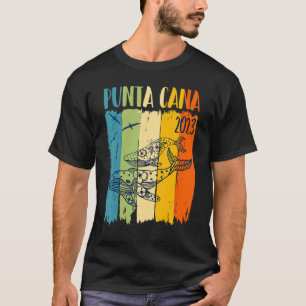 Camiseta Retro Ballena Punta Cana Tema Dominicano Familia V