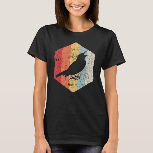 Camiseta Retro Baltimore Oriole Silhouette 1 (Anverso)