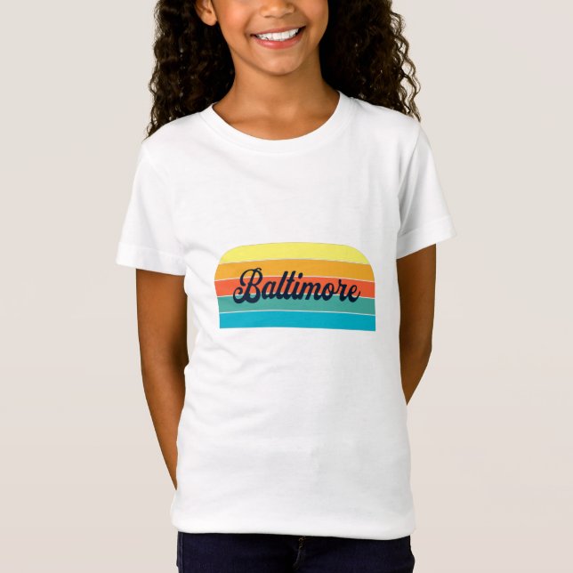 Camiseta Retro Baltimore T-Shirt (Anverso)