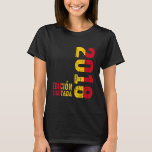 Camiseta Retro Bandera Española 2018 Año 2018 Vintage 2018