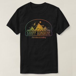 Camiseta Retro Banff Sunshine Ski Adventure está esperando