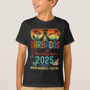 Camiseta Retro Barbados Vacation 2025 Recuerdos que coincid