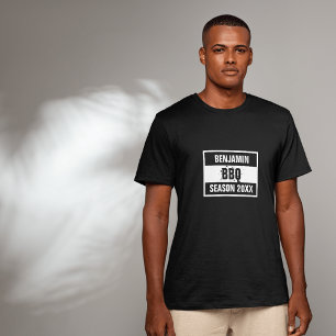 Camiseta retro Barbeque temporada 20XX negro
