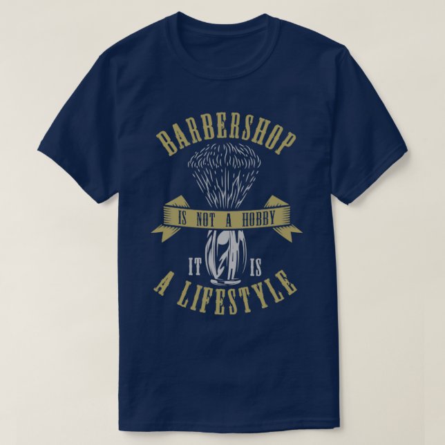 CAMISETA RETRO BARBERSHOP LIFESTYLE T SHIRT TEATER HOO (Diseño del anverso)