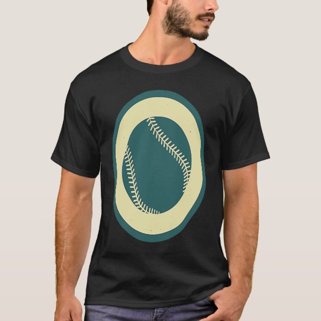 Camiseta Retro Baseball Ball Vintage  Player (Anverso)