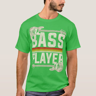Camiseta Retro Bass Player BAssistance