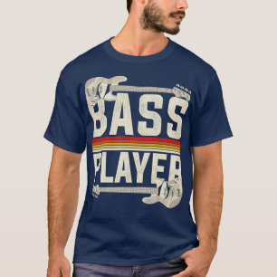 Camiseta Retro Bass Player BAssistance