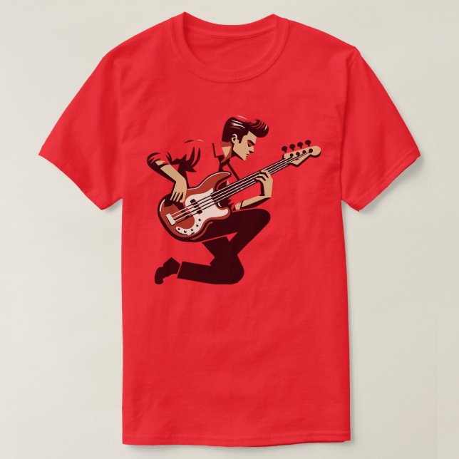 Camiseta Retro Bassman 2 (Diseño del anverso)