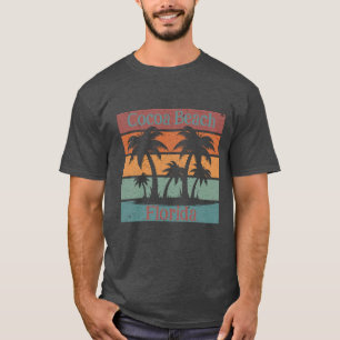 Camiseta Retro Beach Palms Sunset personalizado